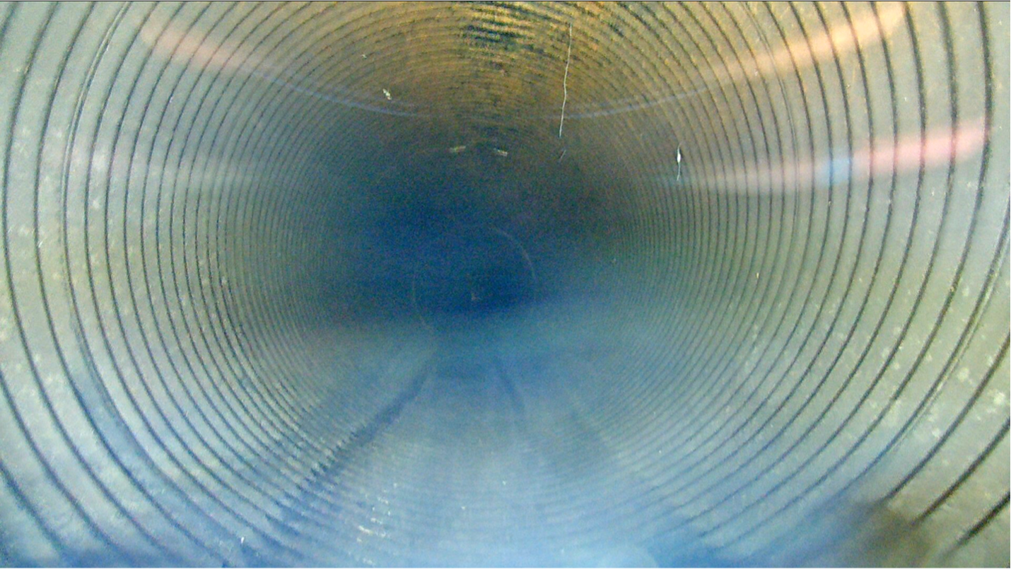 LiDAR can be used to enhance surveys in pipe environments like this.